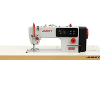 JUKKY 9808 Machine à coudre industrielle informatisée à point droit avec alimentation par aiguille pour l'industrie du cuir et des vêtements