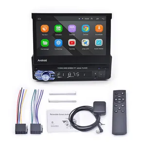 Hot-selling android 11.0 Car DVD Player one din 7 inch HD TFT car stereo with GPS TV AUDIO BT USB SD function for all cars