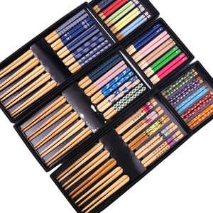 Japanese Wood Bamboo Chopsticks (5pairs/box) Japanese Cuisine Dinner Chopsticks