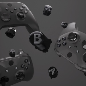 EXtremeRate Boutons d'action classiques gris clair et transparent avec symboles gris foncé, boutons ABXY pour manette Xbox Series X S - Product Image 5