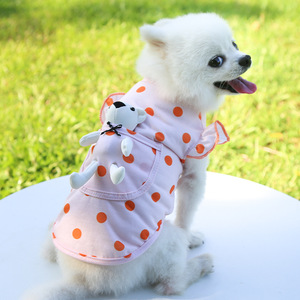 Chaleco para perros, diseño fino de oso polar con lunares para verano, para perros pequeños Pomeranian - Product Image 4