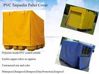 Tissus en PVC réutilisables et imperméables haute résistance Couverture de palette IBC robuste Couverture de bâche en PVC
