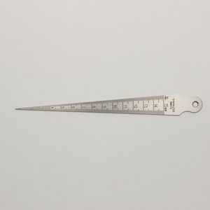 Silicon Valley T6624 Wedge Feeler Gauge 1-15mm Measuring <b>Range</b> Metal Thickness Gauge - Product Image 3