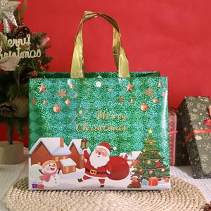 Bolsa de Regalo Ecológica de Tela No Tejida, Reciclable y Reutilizable, con Logotipo, para Compras y Manualidades Navideñas, Precio al por Mayor - Product Image 4