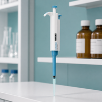 Pipette de laboratoire à volume réglable haute précision 0,5-10 µl monocanal