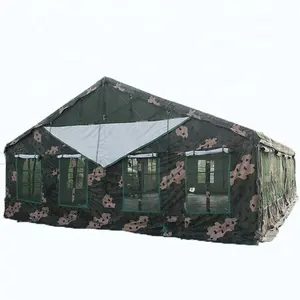 Outdoor Cooking Tent Cotton Room Kitchen Canteen Octagonal Awning Restaurant Tent Disaster Relief Refugee Tent