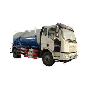 FAW 4*2 10M3 12m3 13m3 14m3 Euro V cesspool drain cleaning truck for sale
