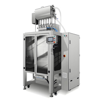 Machine automatique de remplissage, scellage et découpe de film haute précision pour sachets de forme irrégulière à quatre soudures latérales et à une seule voie, pour pâtes alimentaires