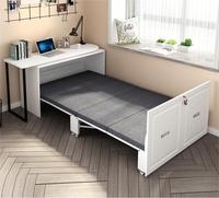 Vente en Gros Foshan Bureau-Lit Blanc Tout-en-Un Meuble de Bureau à Domicile Lit Pliant Bureau Ordinateur Pliable en Vente
