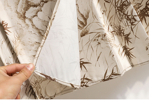 Jupe plissée à taille haute, style rétro chinois, teinte à l'encre, polyvalente, nouvelle collection printemps 2024, <span class=keywords><strong>2203</strong></span> # - Product Image 6