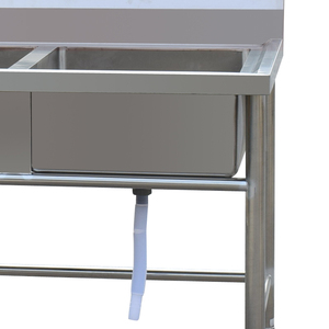Fregadero Comercial de Acero Inoxidable de 3 Compartimentos, Fregadero Utilitario para Cocina, Restaurante, <span class=keywords><strong>Bar</strong></span>, Hogar, Lavandería, Garaje - Product Image 3