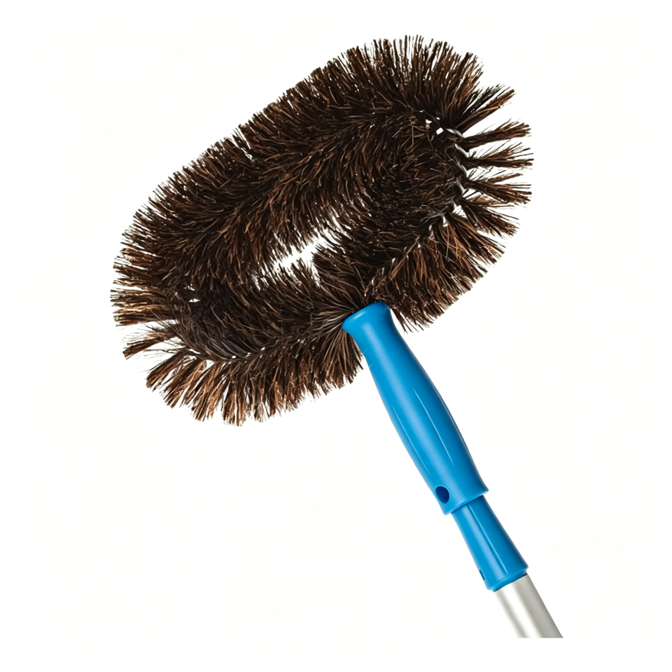 Oval Plastic Bristle Wall Ceiling Rough Surface Dust & Cobweb Removal ...