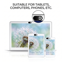 Cache-objectif ultra-fin coulissant pour la protection de la confidentialité des appareils photo, compatible avec les ordinateurs portables, ordinateurs de bureau et téléphones mobiles