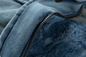 Astrid-manteau d'hiver pour filles, nouveau Design, manteau en fausse fourrure à capuche, veste en Denim chaude, épaisse, suspendue à l'extérieur, pour enfants, collection 2021 - Product Image 6