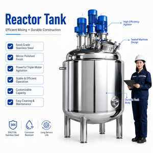 Reactor Químico de Acero Inoxidable Ace Personalizable de 20L para Tratamiento de Agua y Destilación - Product Image 6