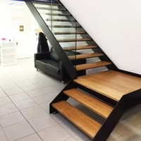 Escalier à double poutre OEM ODM sur mesure pour projet de rénovation de villa