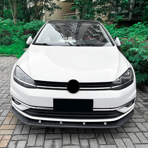Amp Z Front Lip Spoiler Carbon Fiber Texture Matte Finish For Volkswagen Golf 7.5 Mk7.5 Standard Version - Product Image 2