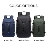 Mochila de Viaje de Negocios Unisex de Diseño Coreano, Impermeable, Antirrobo, de Poliéster, para Portátil, con Correas de Nailon con Amortiguación de Aire, para Estudiantes