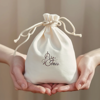 Sac à main en toile de coton et lin avec cordon de serrage, logo personnalisé, emballage de chaussures, pochette à poussière