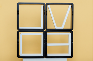 Thời trang tình yêu hình dạng nổi <span class=keywords><strong>Cube</strong></span> tường kệ MDF trang trí <span class=keywords><strong>Cube</strong></span> tường kệ - Product Image 4