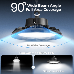 Lámpara LED UFO de Alta Potencia para Almacenes Industriales, Lámpara Colgante Comercial de 100w 150w 200w - Product Image 2