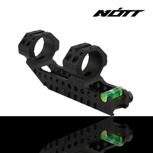 NOTT ขายึดกล้องเล็งแบบชิ้นเดียวขนาด 30 มม., ขายึดเลนส์อะลูมิเนียม, ความสูงตรงกลาง 1.4 นิ้ว, ใช้ได้กับ Picatinny ขนาด 20 มม. สำหรับอุปกรณ์ยิงปืนล่าสัตว์ - Product Image 2