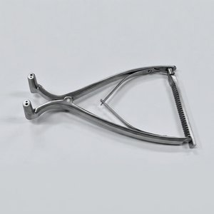 Ciseaux Hintermann orthopédiques à bras droits Ruya Surgical RS-1557, distracteur calcaneen, petit modèle courbé, en acier inoxydable allemand, pour usage chirurgical - Product Image 1