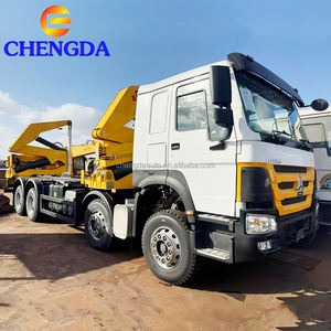 Truk pengangkut sisi kontainer 20 kaki 40 kaki 37ton derek MQH37A truk pengangkut samping - Product Image 1