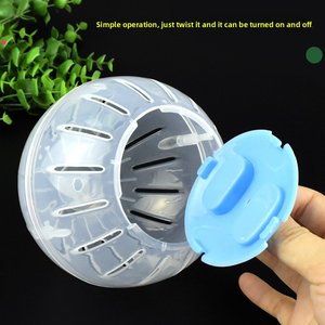Cubierta colorida, bola para correr, mascota, hámster, oso dorado, juguete, suministros para mascotas, rodillo transparente, Bola de rueda deportiva de cristal para <span class=keywords><strong>fitness</strong></span> - Product Image 4