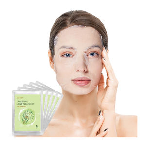 <span class=keywords><strong>Masque</strong></span> <span class=keywords><strong>en</strong></span> Soie Traitant l'Acné à Marque Blanche, Extrait de Centella, <span class=keywords><strong>Tissu</strong></span> Fin pour <span class=keywords><strong>Soin</strong></span> Quotidien de la Peau Sensible du Visage - Product Image 4