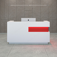 Mobilier de bureau Design moderne Table de réception Comptoirs de bureau debout