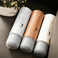 Machine à expresso portable auto-chauffante 20 bars, cafetière de voyage 2-en-1 pour capsules Nespresso et café moulu, voiture/bureau/camping