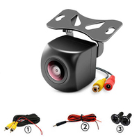Caméra de stationnement pour voiture Vision nocturne IR/LED de recul Caméra CCD HD étanche IP67 Caméra arrière pour voiture