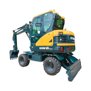 Excavadora Coreana Usada Hyundai R60WVS de 6 Toneladas con Sistema Hidráulico, Motor, Caja de Cambios y PLC en Venta - Product Image 1