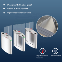 Tourniquet rapide avec lecteur QR Code NFC RFID en acier inoxydable 304, système de contrôle d'accès anti-évasion pour gymnases et hôtels