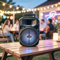 Altavoz RGB de 6.5 Pulgadas de Alta Calidad con Bajos Potenciados, Profesional, Listo para Enviar, Ideal para Jardín, Barbacoas y Eventos, Logotipo Personalizado, Suministro al por Mayor