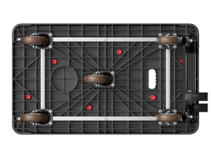 عربة نقل البضائع MBC-034 للمستودعات، عربة متعددة الاستخدامات صناعية من البلاستيك، عربة منصة ثقيلة التحمل، عربة تسوق - Product Image 4
