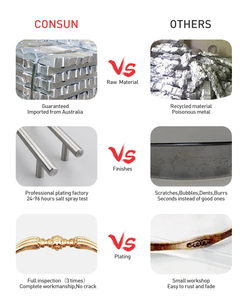 Poignée de porte de meuble en T CSK133-L, accessoires de quincaillerie, poignée de tirage pour armoire, vente chaude - Product Image 4