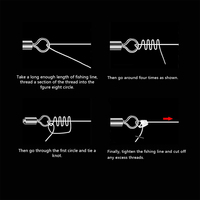 LUSHAZER 50/100pcs Rolling Swivel Snap Kit Fishing Connector Stainless Steel Barrel Swivel Fishing Accessories Set with Box