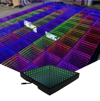 Светодиодные танцевальные плитки DMX512 15W RGB 3D Mirror с движущимися световыми эффектами, IP65, звукоактивированные/управляемые по Wi-Fi, для церкви, свадеб, вечеринок, диджеев