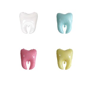 Globo Inflable de Aluminio con Forma de Diente, Color Blanco y Azul, para Promoción Publicitaria, Jardín de Niños, Día del Cuidado Dental - Product Image 3