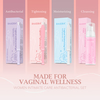 Label privé antibactérien naturel raffermissant hydratant nettoyant femmes soins intimes ensemble antibactérien pour le bien-être vaginal