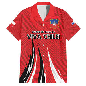 <span class=keywords><strong>Camiseta</strong></span> Hawaiana de Fútbol Estilo Estrella de <span class=keywords><strong>Chile</strong></span> Personalizada 2026, <span class=keywords><strong>Camiseta</strong></span> de Manga Corta Personalizada para el Día de la Independencia de <span class=keywords><strong>Chile</strong></span> - Product Image 4