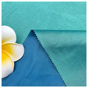 Deux tons slub satin <span class=keywords><strong>doupion</strong></span> <span class=keywords><strong>tissu</strong></span> adapté pour les femmes robe rideau tapisserie d'ameublement - Product Image 6