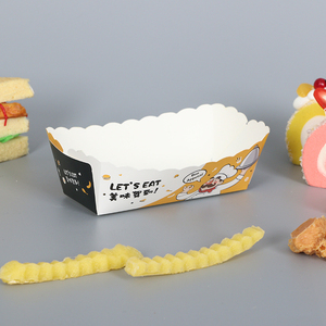 Tùy Chỉnh Thiết Kế Chịu Nước Gà Cánh Khay Hot Dog Hamburger Đồ Ăn Nhẹ Và Khoai Tây Chiên Hộp Cho Thực Phẩm Bìa Chất Liệu - Product Image 6