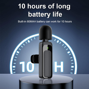 Microphone cravate sans fil SE81, mini micro à clip, faible latence, réduction du bruit pour le streaming en direct, TikTok, enregistrement de vlogs - Product Image 4
