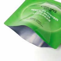 Sacs personnalisés imprimés de forme spéciale, sacs d'emballage en Mylar à forme spéciale pour masques cosmétiques, film en rouleau pour sacs de forme spéciale
