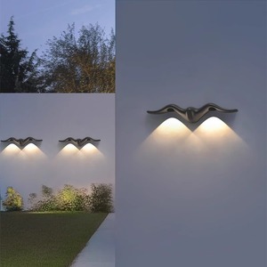 Applique murale extérieure Seagull, étanche, LED double tête, éclairage haut et bas, pour jardin, villa, cour, terrasse - Product Image 1