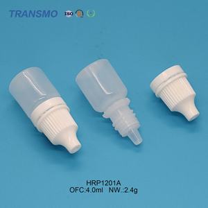 Botella de Gotas para Ojos de Color Blanco, Marca Privada, Botella de 4 ml para Gotas para Ojos, Tapa de Plástico, Botellas de Gotas Líquidas para Ojos Exprimibles - Product Image 1