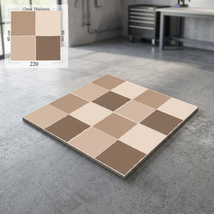 กระเบื้องปูพื้นลานจอดรถแบบดิจิตอลเคลือบเงา ขนาด 16x16 นิ้ว ป้องกันการลื่น ทนทานสำหรับใช้งานกลางแจ้ง - Product Image 6
